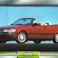 900 Cabrio (Saab-1995) (PKW-K) - Hochglanzbild- und Infokarte (mit 3er Lochung)