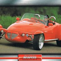 Roadster SC-R (Rinspeed-1995)(PKW-K) - Hochglanzbild- und Infokarte (mit 3er Lochung)