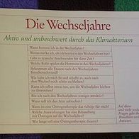 Die Wechseljahre, Broschüre