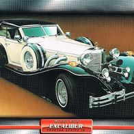Phaeton Series IV (Excalibur-1980) (PKW-K)-Glanzbild- und Infokarte (mit 3er Lochung)