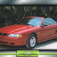 Mustang (Ford-1993) (PKW-K) - Hochglanzbild- und Infokarte (mit 3er Lochung)