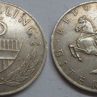 Österreich 5 Schilling 1969 ## Kof3