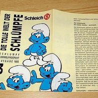 Die tolle Schlumpfwelt, Prospekt von Schleich 1993