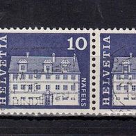 Schweiz Mi. Nr. 879 - 2-fach - Postgeschichtliche Motive und Baudenkmäler o <