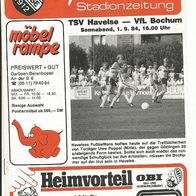 TSV Havelse - VfL Bochum 1984 - RAR !!! DFB Pokal