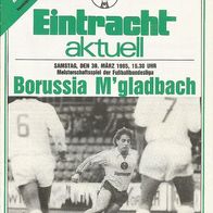 Eintracht Braunschweig - Borussia Mönchengladbach 84/85 - Eintracht aktuell