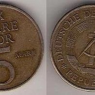 Münze DDR 21 (1524), 5 Mark, 20 Jahre DDR