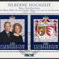 Liechtenstein Block 14, Silberhochzeit