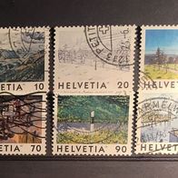 CH MiNr. 1643-1648 Bilder der Schweiz komplett gestempelt M€ 3,00 #475