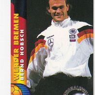 Panini Cards Fussball 1994 Nationalspieler Bernd Hobsch Nr 017