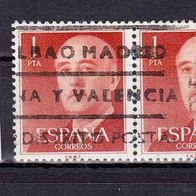 Spanien Mi. Nr. 1050 b - 2-fach waagerecht - Generalissimus Franco o <
