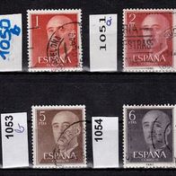 Spanien Mi. Nr. 1050 a + 1050 b + 1051 a + 1052 + 1053 a + 1053 b + 1054 + 1055 o <