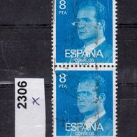 Spanien Mi. Nr. 2306 x - 2-fach - König Juan Carlos I. o <