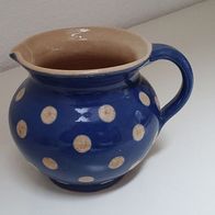 dekorativer Krug mit Punkten ca. 11 cm hoch