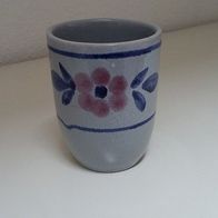 Keramik-Becher Vase ca. 9 cm hoch