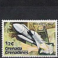 Schöne Briefmarken mit Motiv Space Shuttle