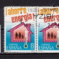 Spanien Mi. Nr. 2401 - 2-fach waagerecht - Energiesparen o <