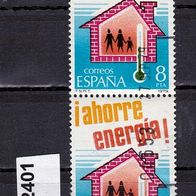 Spanien Mi. Nr. 2401 - 2-fach senkrecht - Energiesparen o <