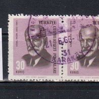 Türkei Mi. Nr. 1991 - 2-fach - Persönlichkeiten o <
