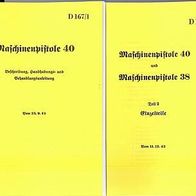 Beschreibung & ETL Maschinenpistole 40 & 38 (D167/1&2)