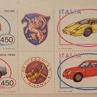 Italien Michel 1912-1915 Viererblock Automobilbau postfrisch mnh