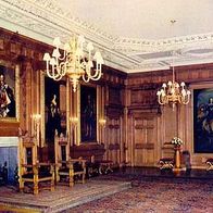 Schottland 1974 - Palace of Holyroodhouse Throne Room, AK 47 Ansichtskarte Postkarte