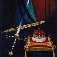 Schottland 1974 - The Honours: Crown, Sceptre Sword, AK 46 Ansichtskarte Postkarte