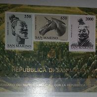 San Marino Block 10 postfrisch mnh -RAR-