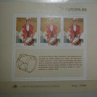 Portugal Azoren Europa 1985 Block 6 postfrisch mnh