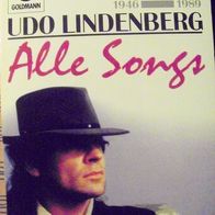 Udo Lindenberg - Alle Songs (bis ´89) Goldmann TB 1. Auflage - top !