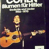 Leonard Cohen -TB Blumen für Hitler Gedichte u. Lieder 1956-70 (deutsch-engl)
