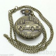 Taschenuhr Sprungdeckeluhr Uhr Pocket Watch Car, Auto, Pickup, SUV THU-56