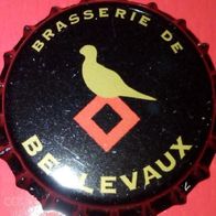 Brasserie de Bellevaux noire Craft Bier Brauerei Kronkorken Belgien schwarz mit Vogel