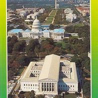 USA 1993 - Washington Aerial view of Capitol Building, AK 636 Ansichtskarte Postkarte