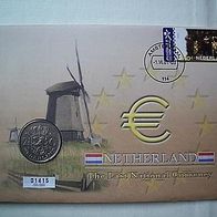 Niederlande Numisbrief von 2001