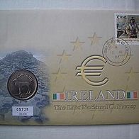 Ireland Numisbrief von 2001