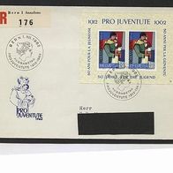 Schweiz,1962 FDC Block 18. Mi.763