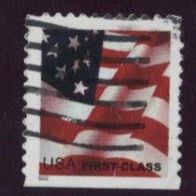 USA 2002 Flagge Mikroinschrift "USPS" Mi.3586. BHu. gest