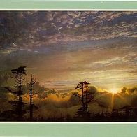 China 1994 Shan Emei The Sunset Glow on the GoldenTop AK 467 Ansichtskarte Postkarte