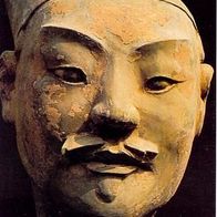 China 1994 - Xi´an The Neck of Terracotta Soldier, AK 386 Ansichtskarte Postkarte