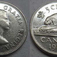 Kanada 5 Cents 1964 ## B12