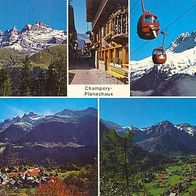 Schweiz 1976 - Champéry-Planachaux, 1052 m-1800 m, AK 96 Ansichtskarte Postkarte