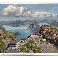 Schweiz 1960er Jahre - Pilatus-Kulm 2133 m, AK 1130 Ansichtskarte Postkarte