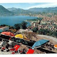 Schweiz 1960er Jahre - Montefiore Bungalow-Hotel, Lugano AK 981 Ansichtskarte