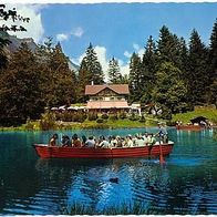 Schweiz 1960er Jahre - Blausee mit Hotel Kandertal, AK 409 Ansichtskarte Postkarte