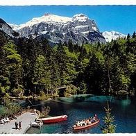 Schweiz 1960er Jahre - Blausee im Kandertal, AK 410 Ansichtskarte Postkarte