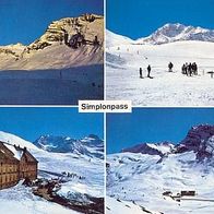 Schweiz 1976 - Simplonpass 2000 m, AK 135 Ansichtskarte Postkarte