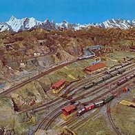 Schweiz 1976 - Interlaken Modelleisenbahn Heimwehfluh, AK 246 Ansichtskarte Postkarte