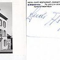 Schweiz 1950er Jahre Territet-Montreux Hotel Zaninetta AK 247 Ansichtskarte Postkarte