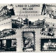 Schweiz 1950er Largo di Lugano - La Romantica, AK 971 Foto Ansichtskarte Postkarte